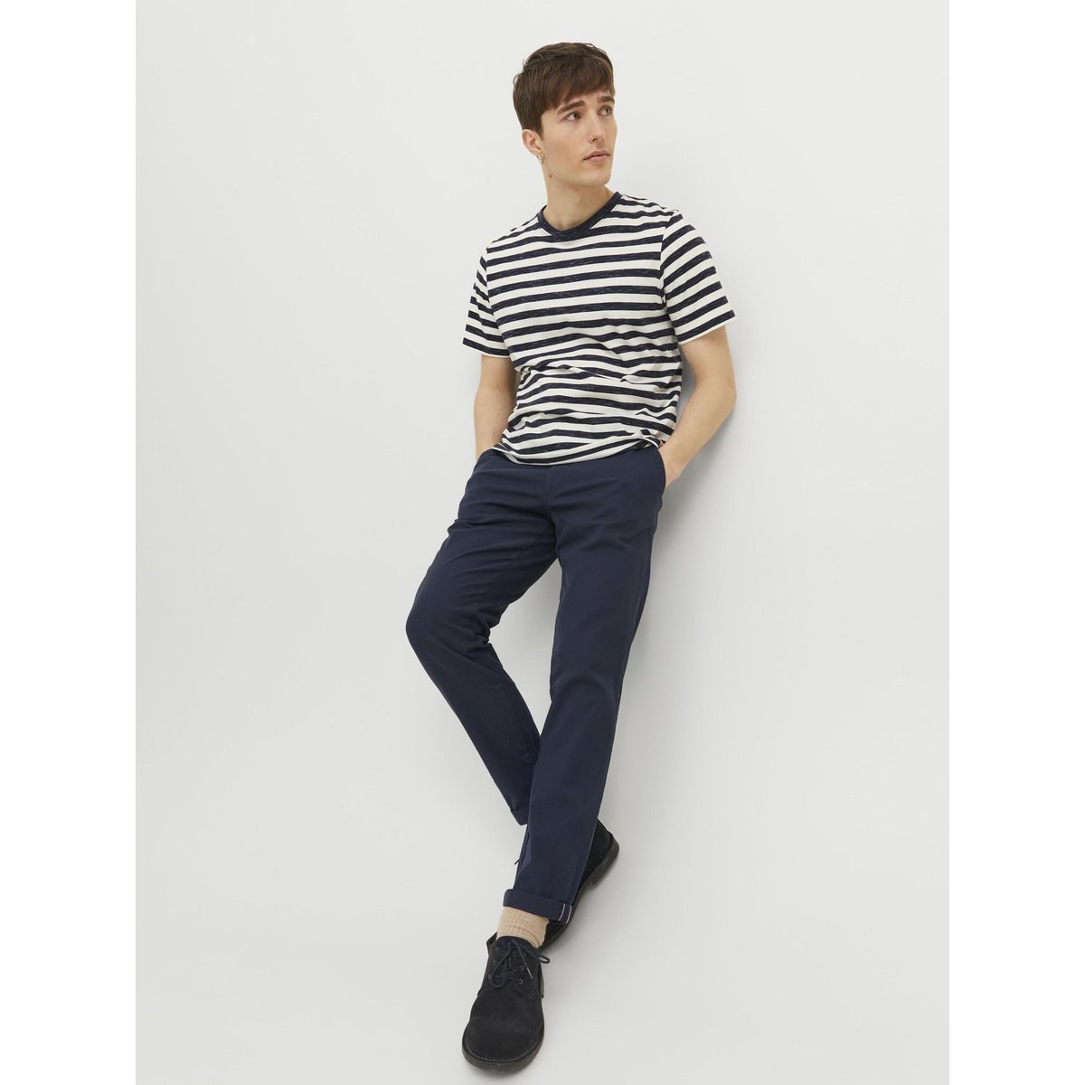 Pantalon chino, Marco bleu marine, JACK & JONES