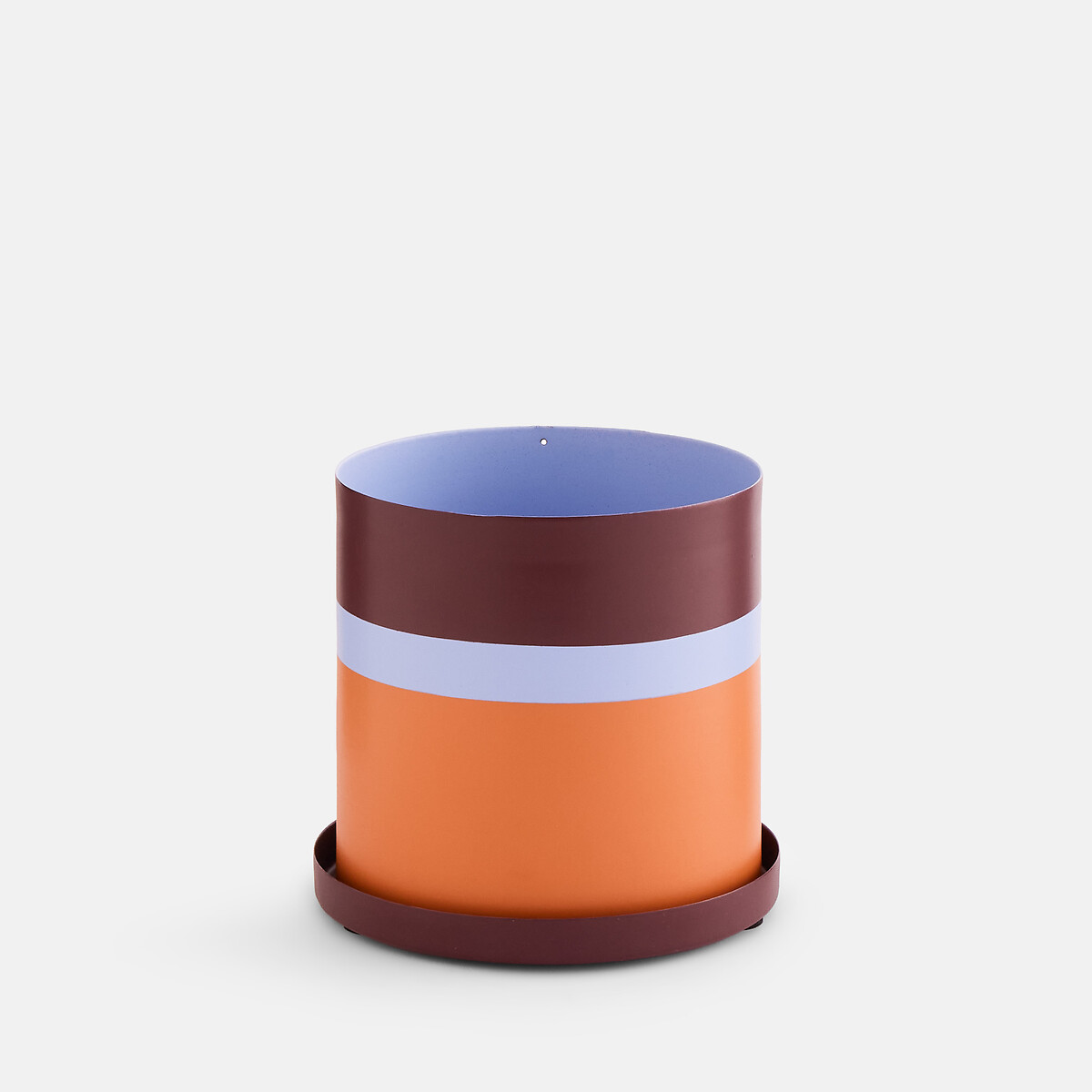 Cache-pot en métal fer peint, diamètre 13,5 cm, PALAVAS multicolore, LA REDOUTE INTERIEURS