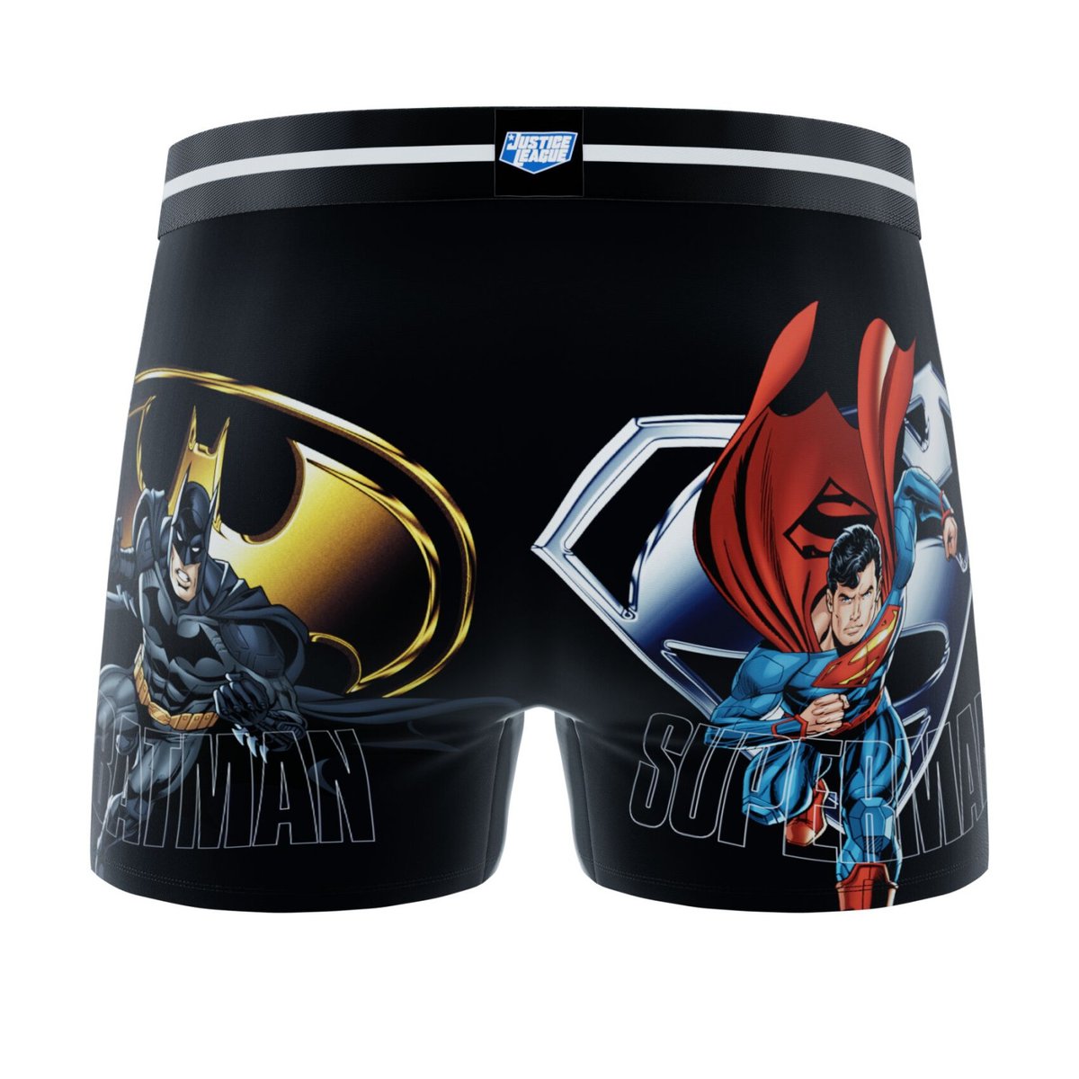 Lot De 3 Boxers Dc Comics noir/gris/bleu/rouge/doré/blanc, FREEGUN