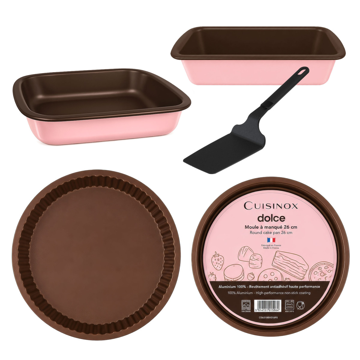 Set 5 pièces Petit Cuisto - DOLCE hibiscus/chocolat, CUISINOX