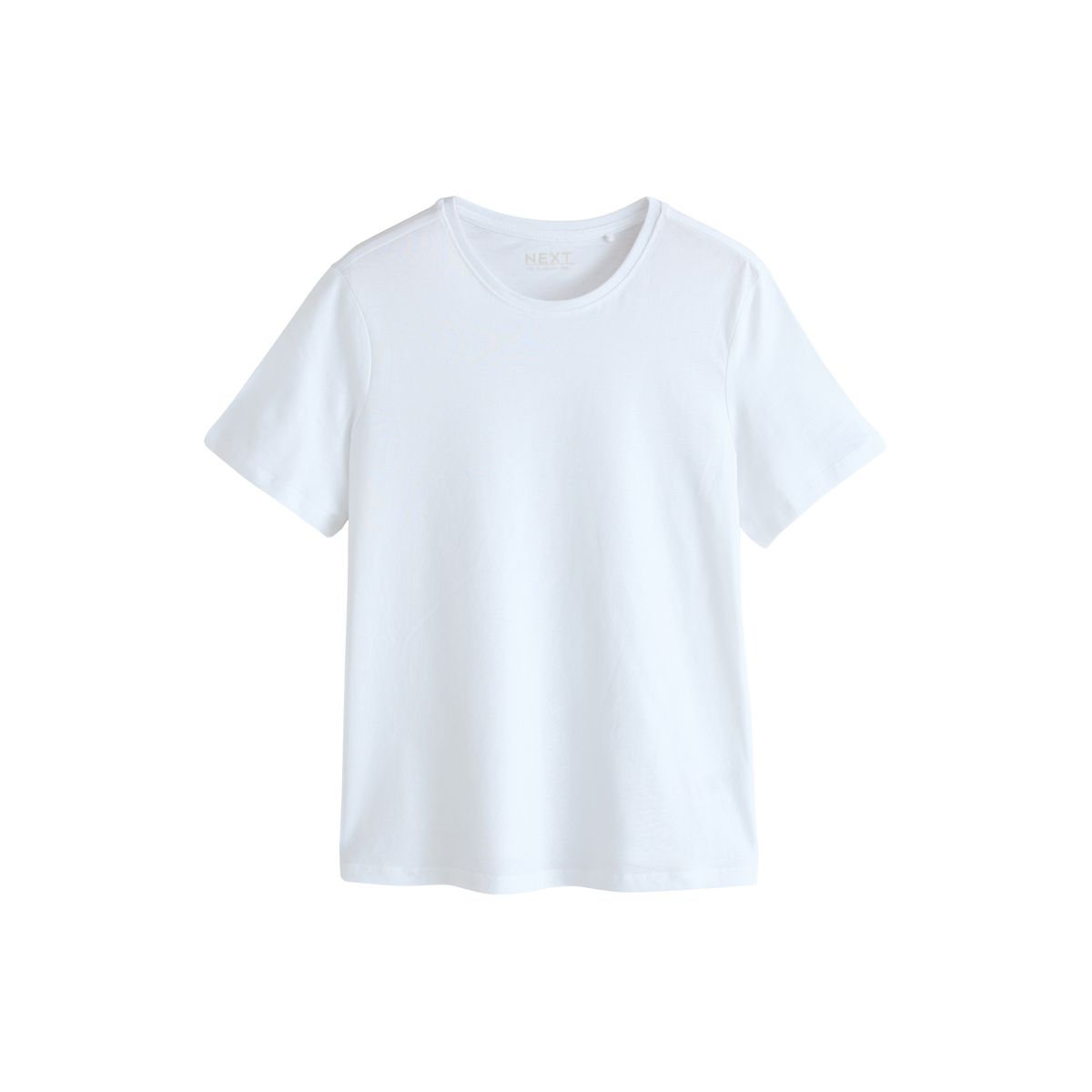 T-shirt slim ras du cou, lot de 3 rouge/mauve/blanc, NEXT