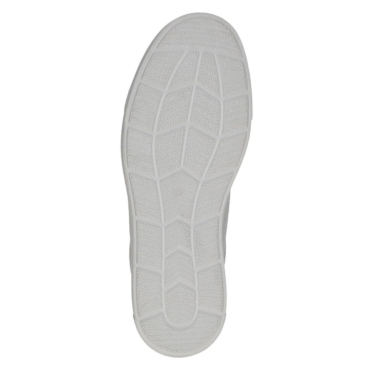 Basket en cuir blanc combiné, CAPRICE