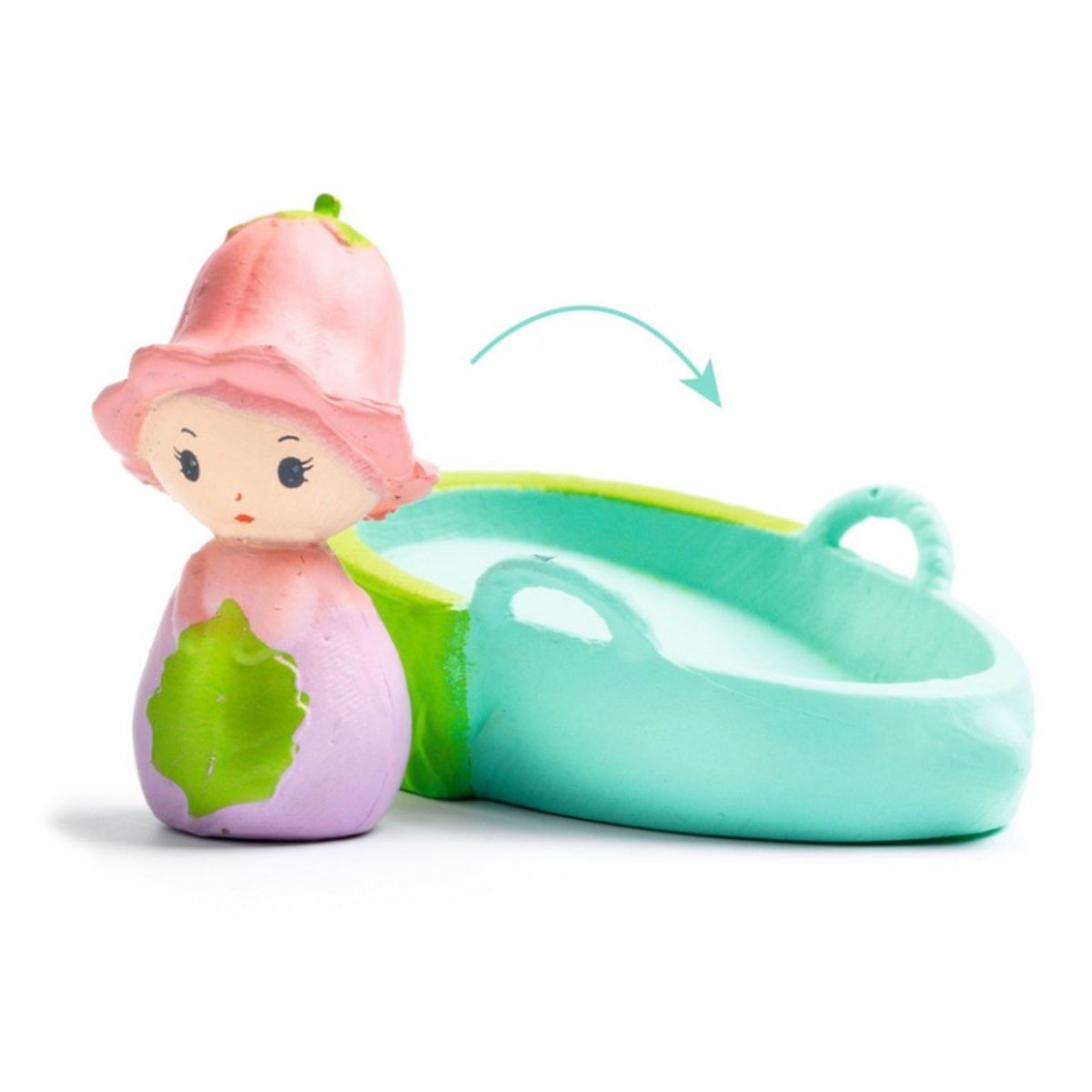 Figurine rouge, violet, rose, DJECO