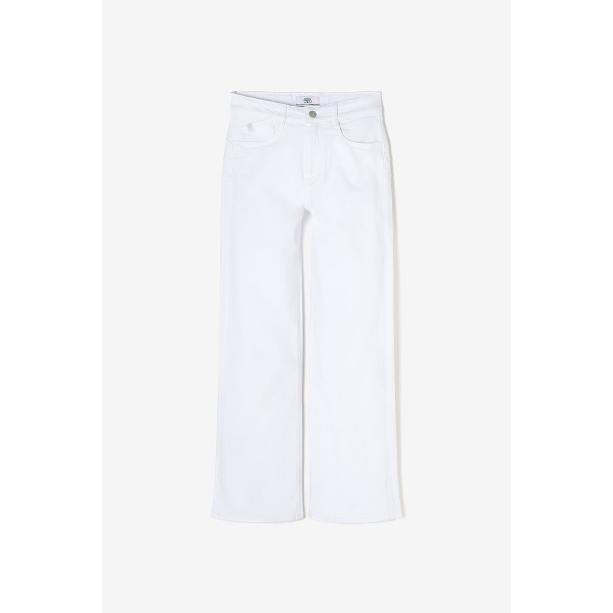 Jeans loose, large pulp wide leg , 7/8ème white, LE TEMPS DES CERISES
