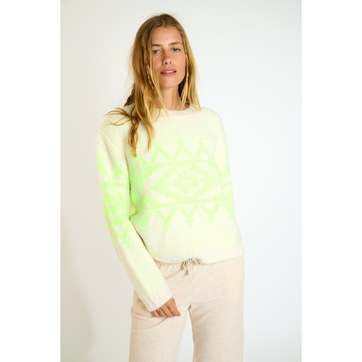 Pull Mindy - WINDCHILL ecru, BANANA MOON