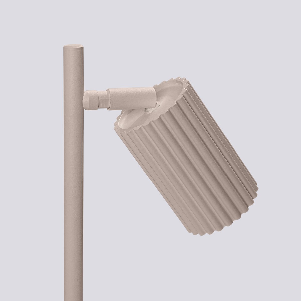 Lampe à poser Aluminium Taupe GU10 1 Karbon marron, EDEN