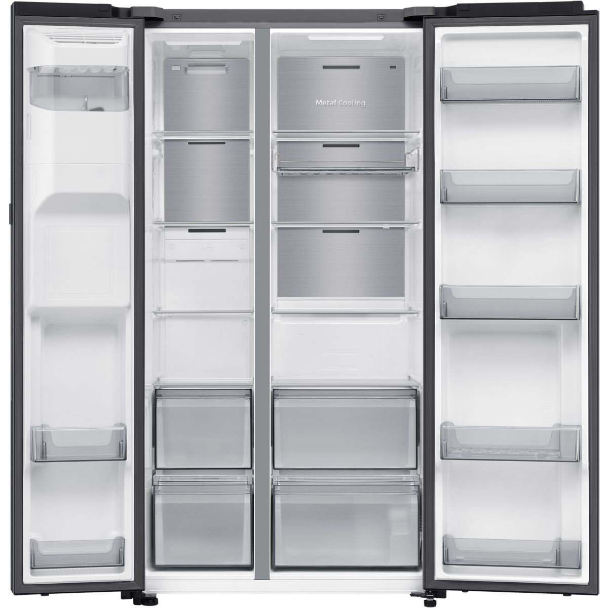 Réfrigérateur Américain RS90F64EDF couleur unique, SAMSUNG