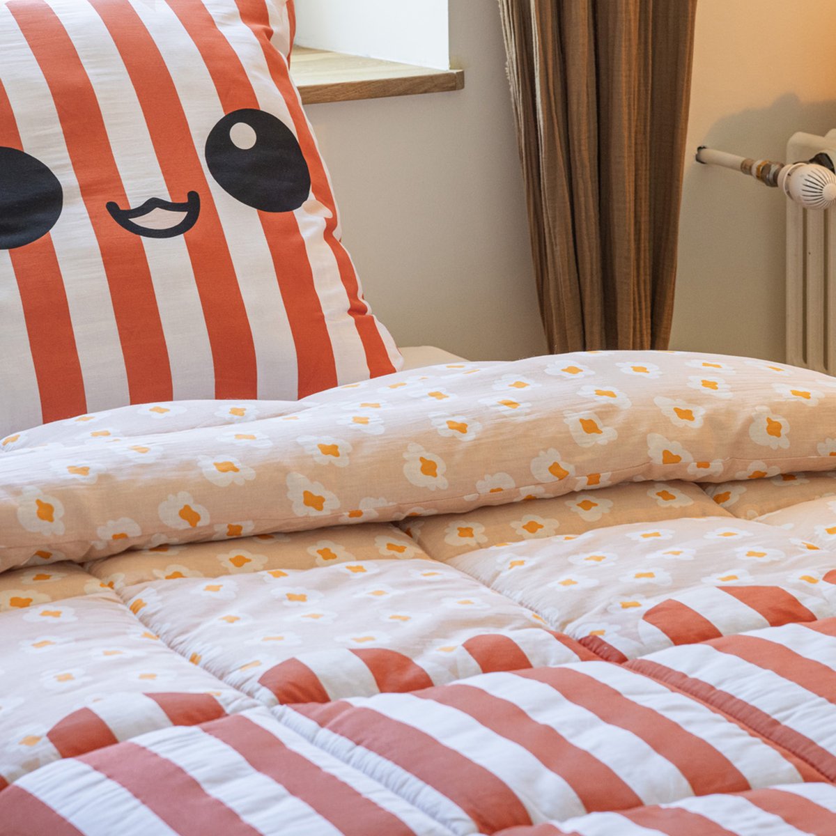 Couette imprimée Coton avec taie Fresh Popcorn fresh popcorn, EDEN