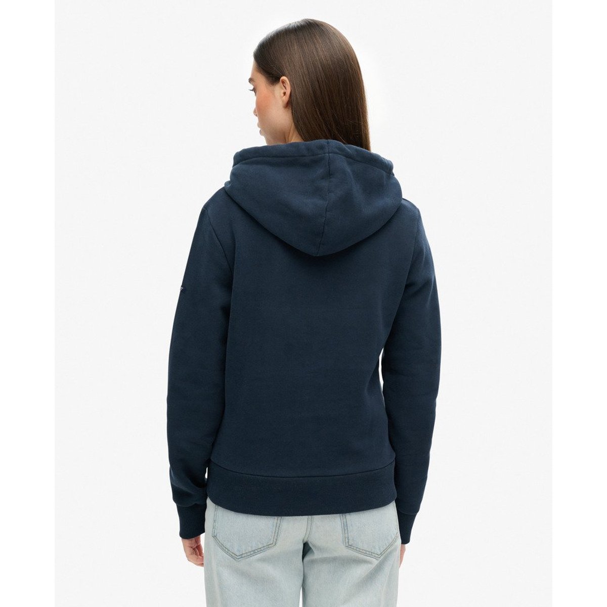 Sweat à capuche Vintage Rainbow bleu marine éclipse, SUPERDRY