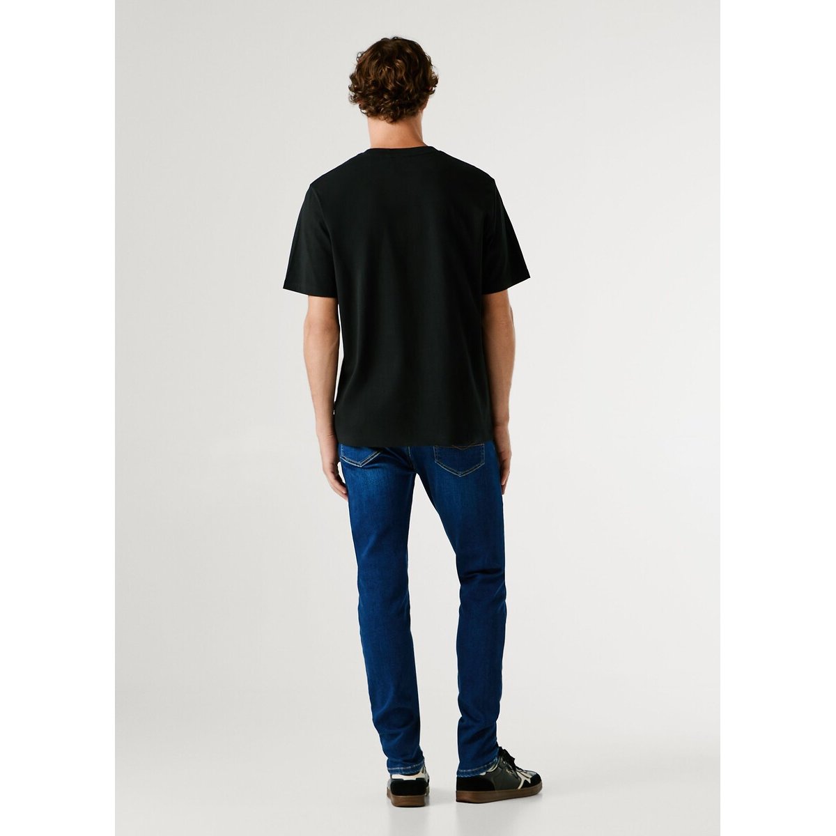T-shirt manches courtes CONTRAST CONNOR noir, PEPE JEANS