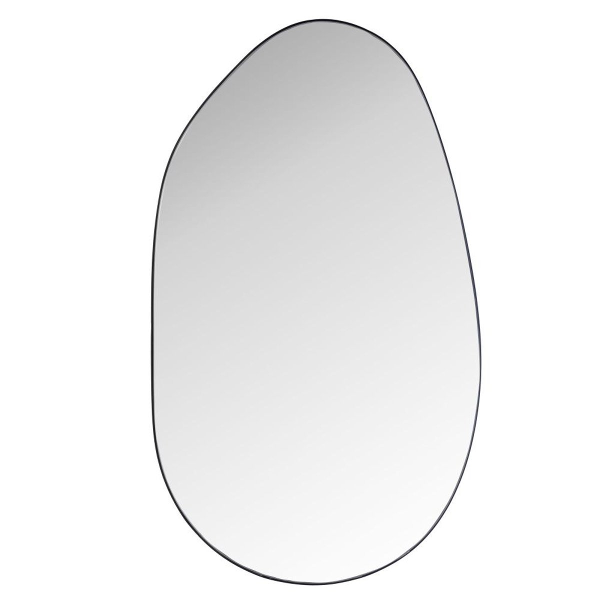 Miroir ovale 85x noir, AMADEUS
