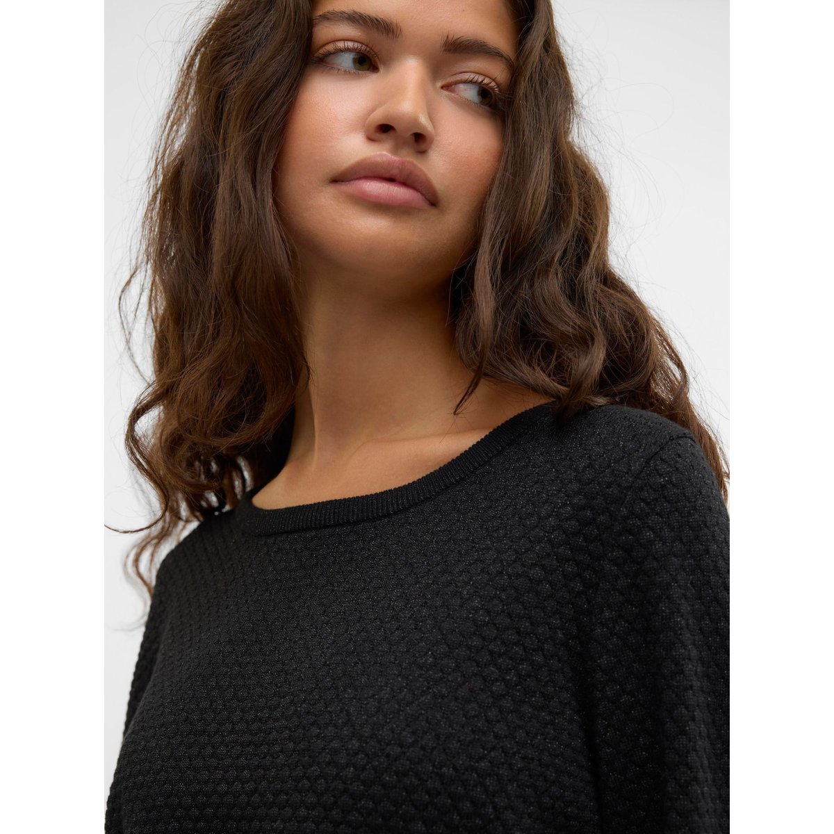 Pull En Maille noire - black, VERO MODA