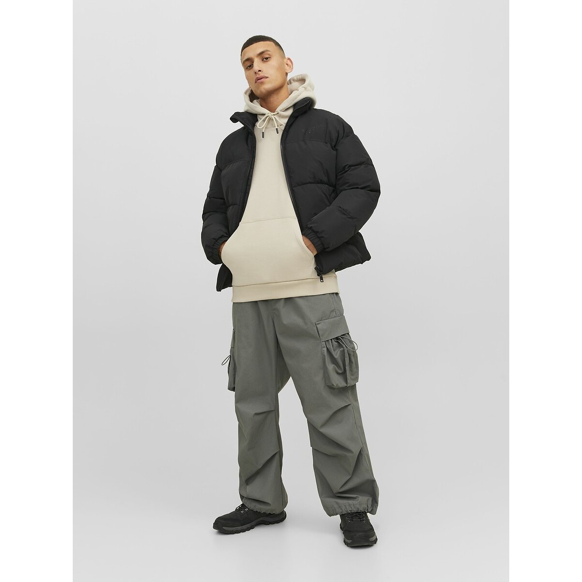 Bradley Hoodie cream, JACK & JONES