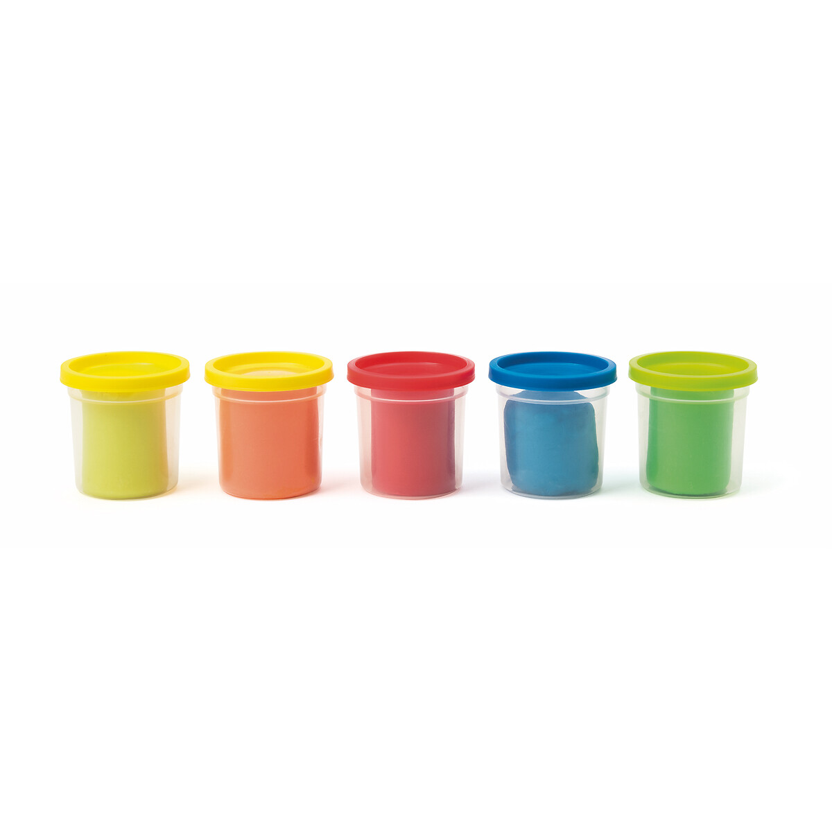 5 pots de pâte à modeler 329691 multicolore, OXYBUL 