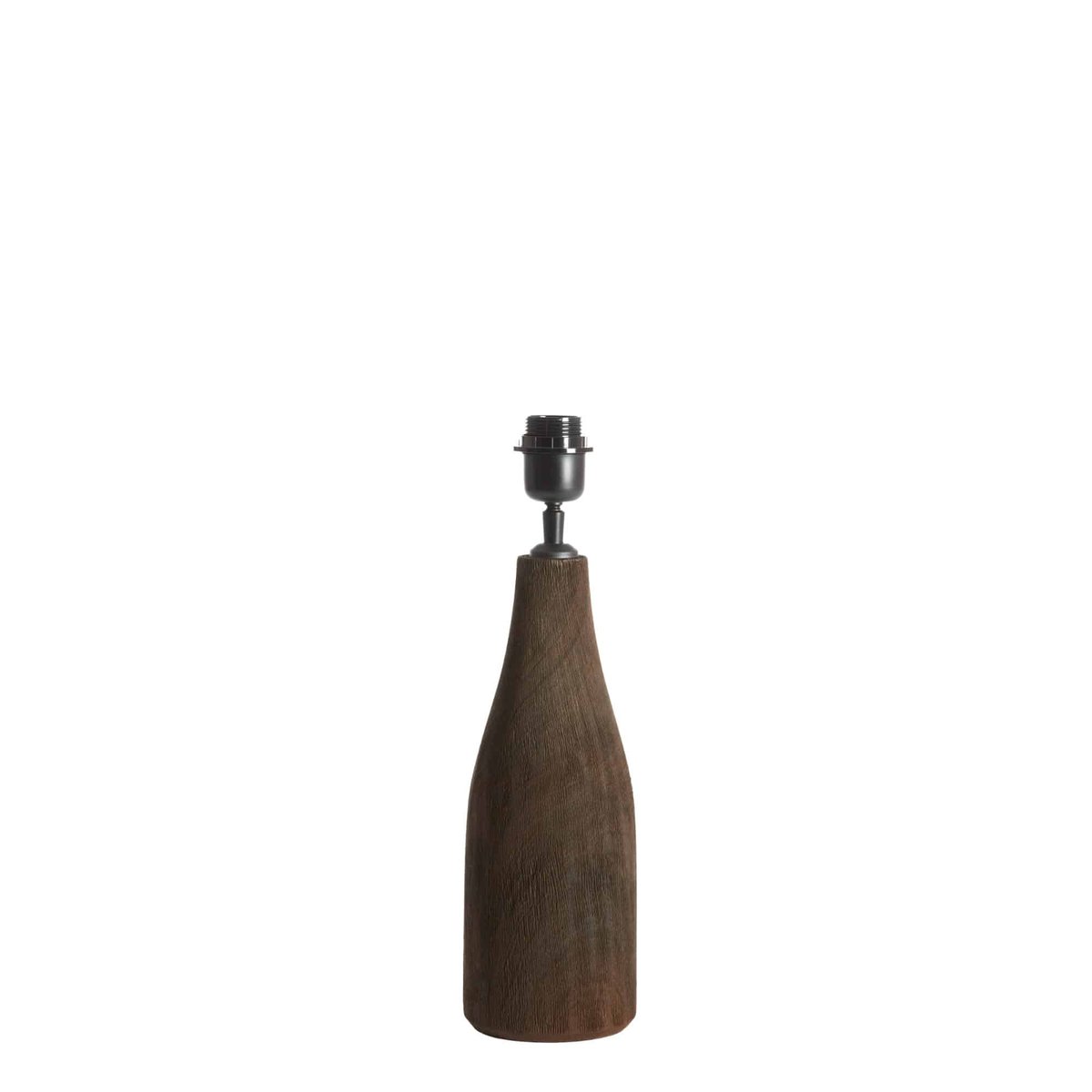 Base De La Lampe Bois TRAPINO marron, LIGHT & LIVING