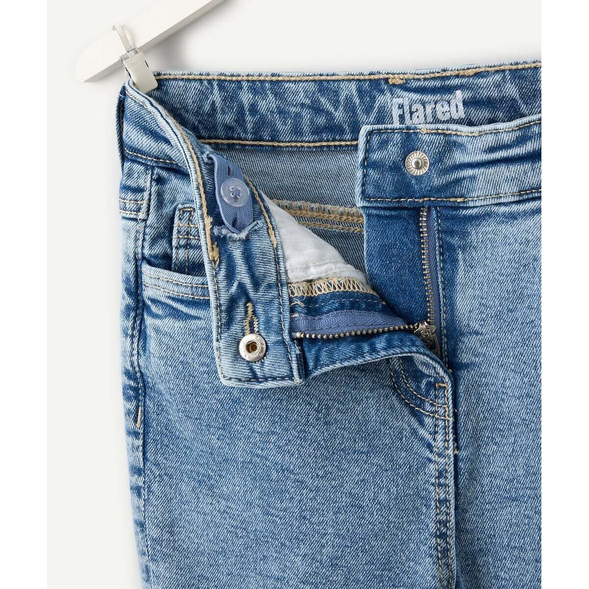 Flare jeans denim blauw, TAPE A L'OEIL