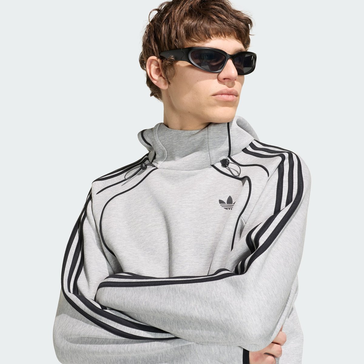 Sweat-Shirt À Capuche Spacer Teamgeist 26 Cutline Sweat-Shirt À Capuche Spacer Teamgeist 26 Cutline medium grey heather, adidas Originals