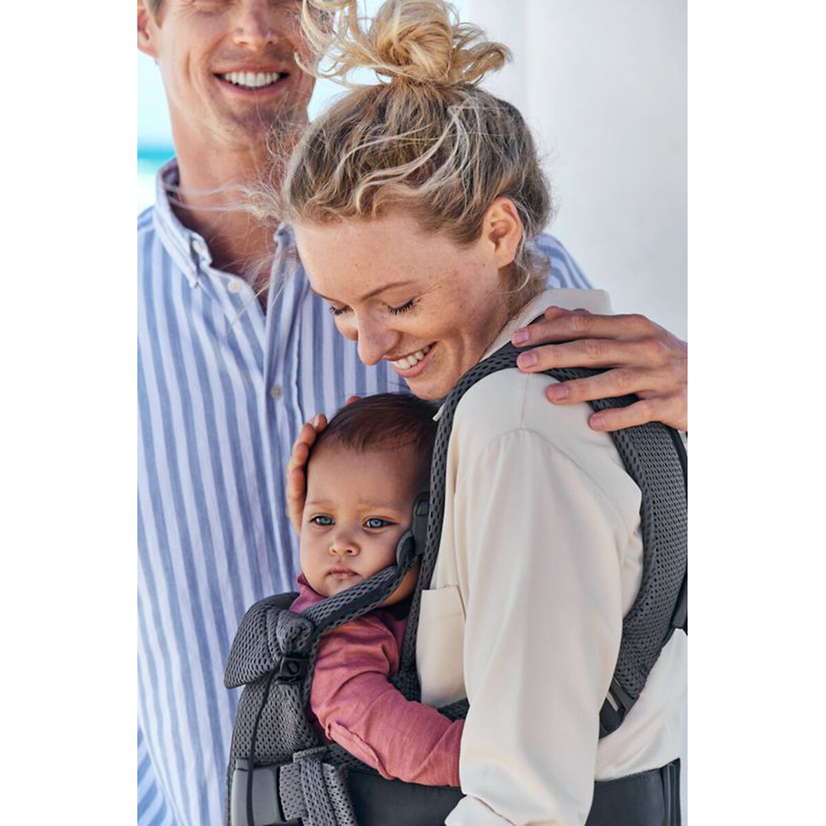 Porta-bebé one air, mesh 3D antracite, BABYBJORN