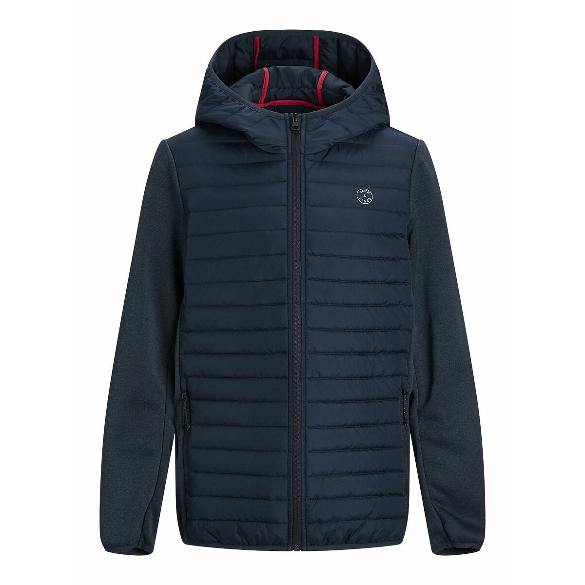 Blusão com capuz marinho, JACK & JONES JUNIOR