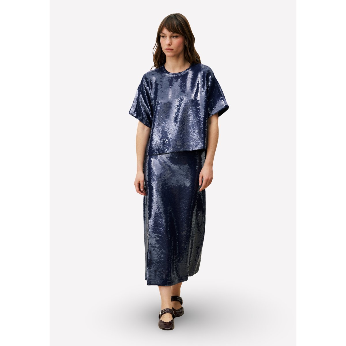 Top  DIANA bleu jean, FRNCH