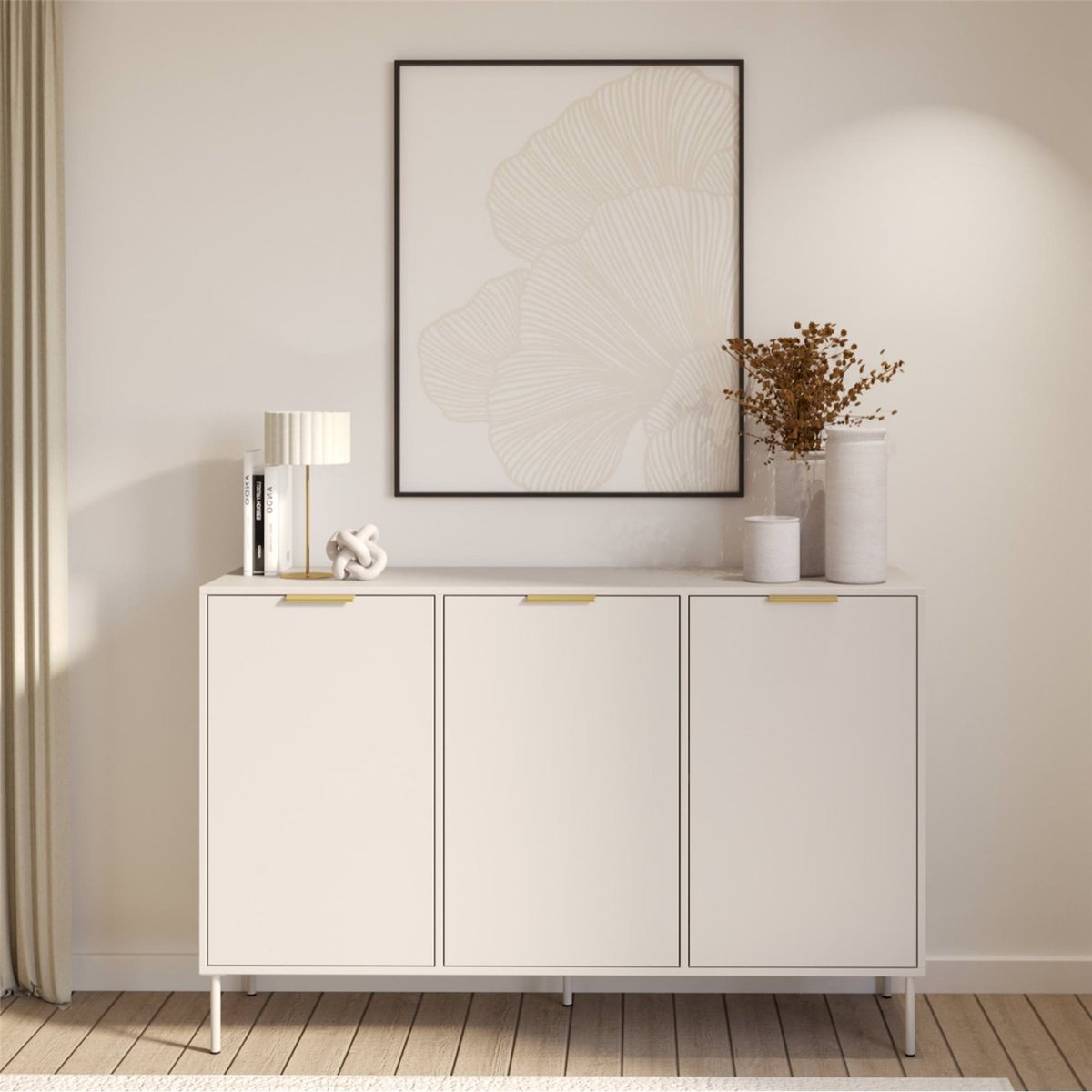 Buffet 3 portes collection VENA cachemire, RECOLLECTION