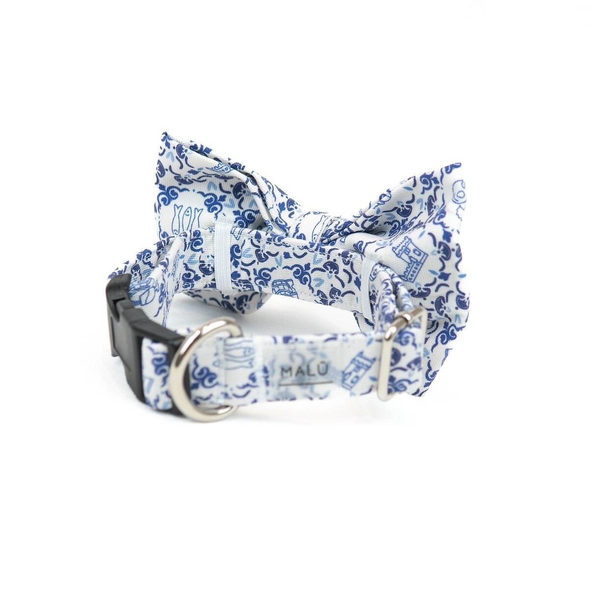 Laço Saudade, Malü Pet Wear azul, MALU PET WEAR