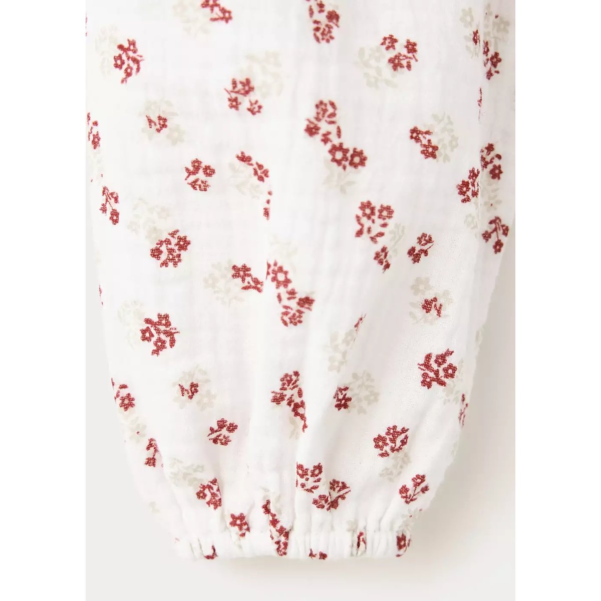 Blouse en imprimé floral blanc cassé, MANGO BABY