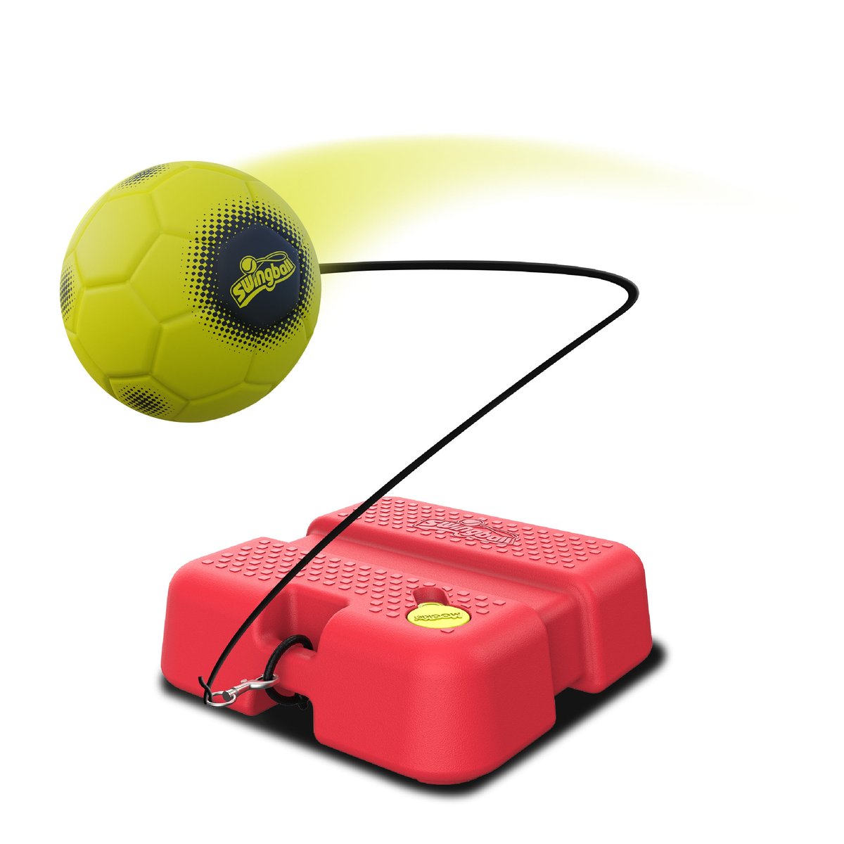 Jeu de balles Swingball REFLEX FOOTBALL noir - rouge - jaune, SWINGBALL