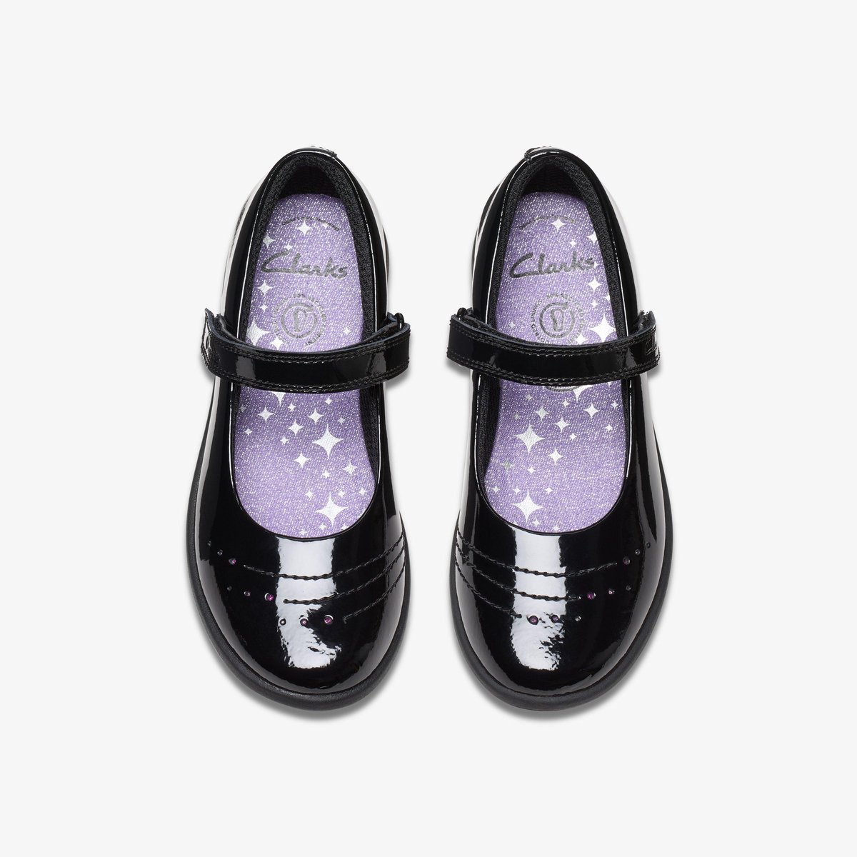 Ballerines Brevet ETCH GEM K noir, CLARKS