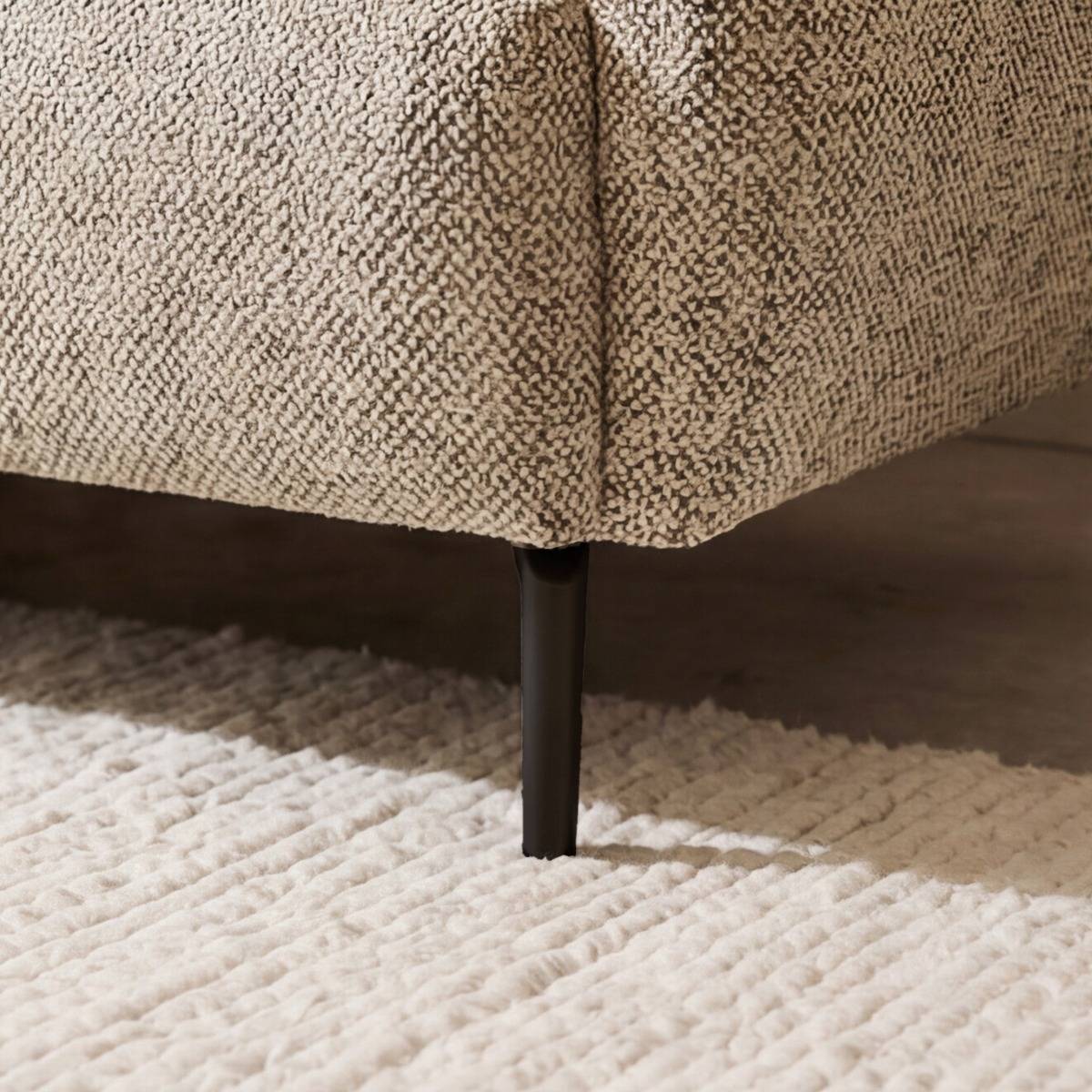 Canapé d'angle Sacha beige, MADE IN MEUBLES