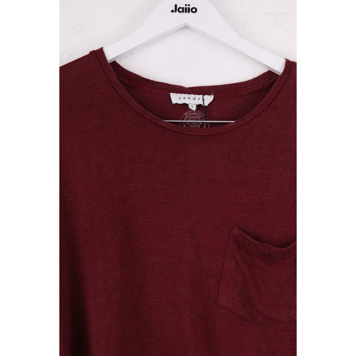 T-shirt - Très Bon État bordeaux, SANDRO