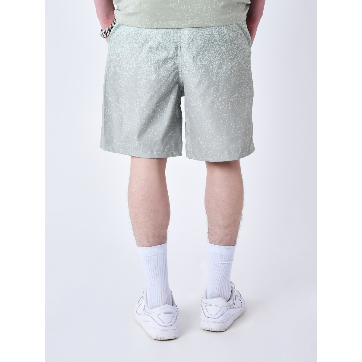 Short de bain imprimé Spray vert d'eau, PROJECT X