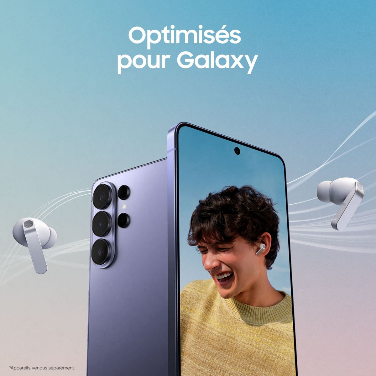 Ecouteurs Galaxy Buds4 Pro Blanc blanc, SAMSUNG