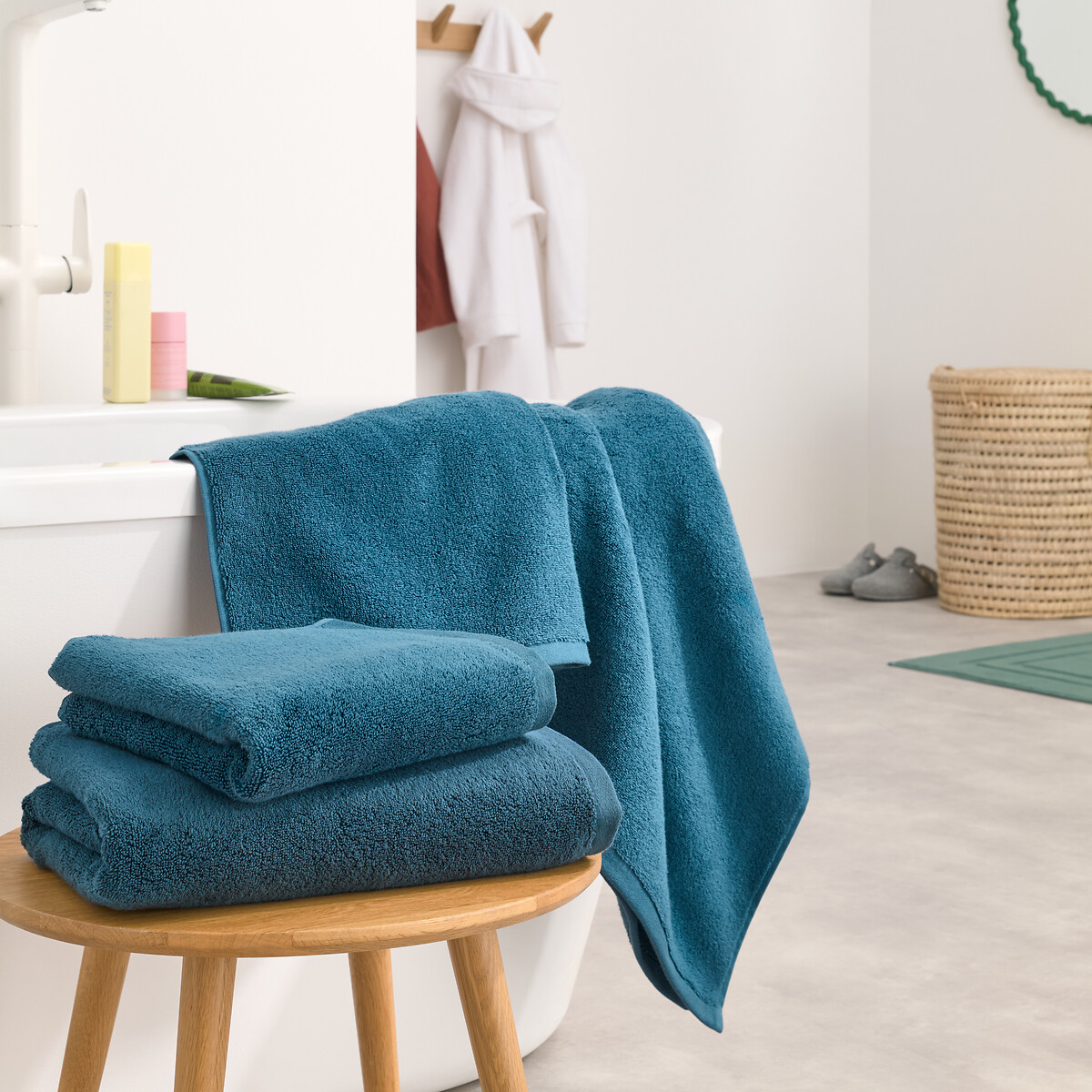Toalla de baño suave 500 g/m2, Talmont azul de prusia, LA REDOUTE INTERIEURS