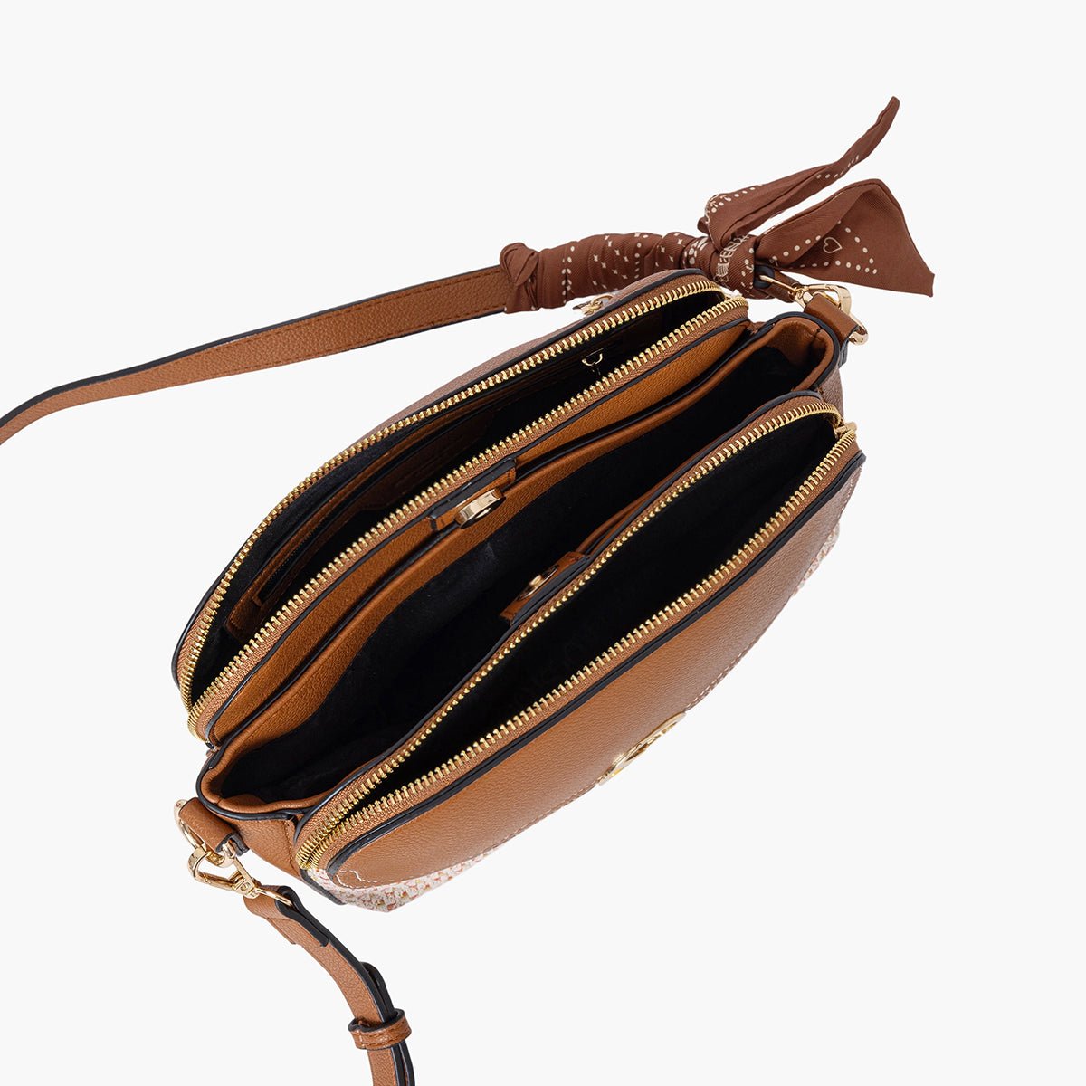 Sac multi poches Sade camel, LOLLIPOPS