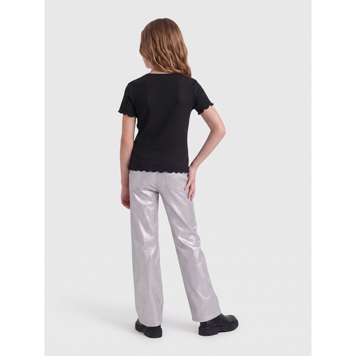 Pantalon À Jambe Large silver 1, KIDS ONLY