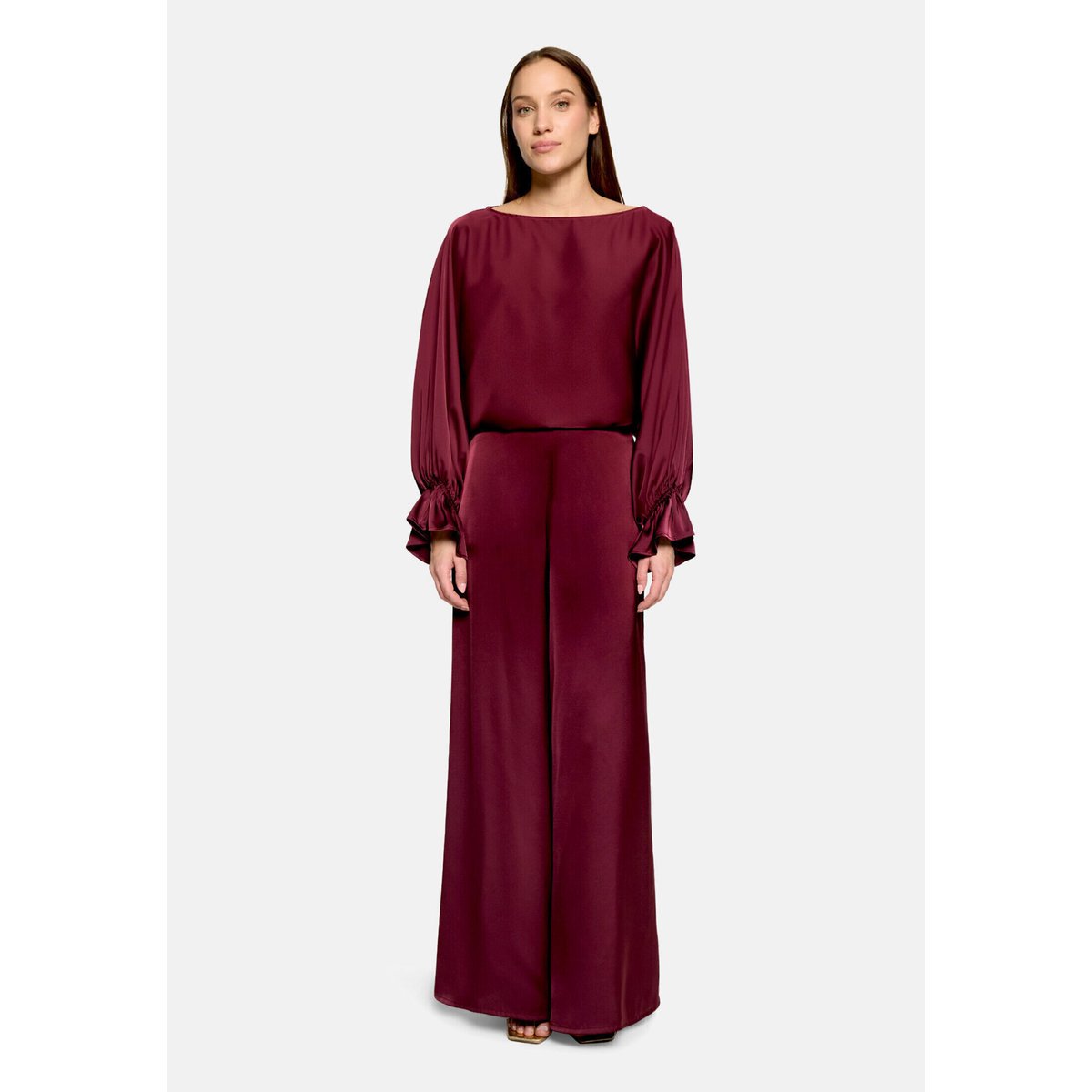 Pantalon Modern Fit à poches deep dahlia, VERA MONT
