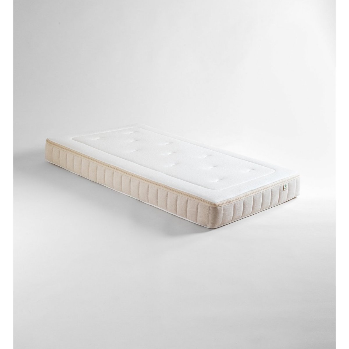 Matelas Bébé CHANVRENATURA® blanc, KADOLIS