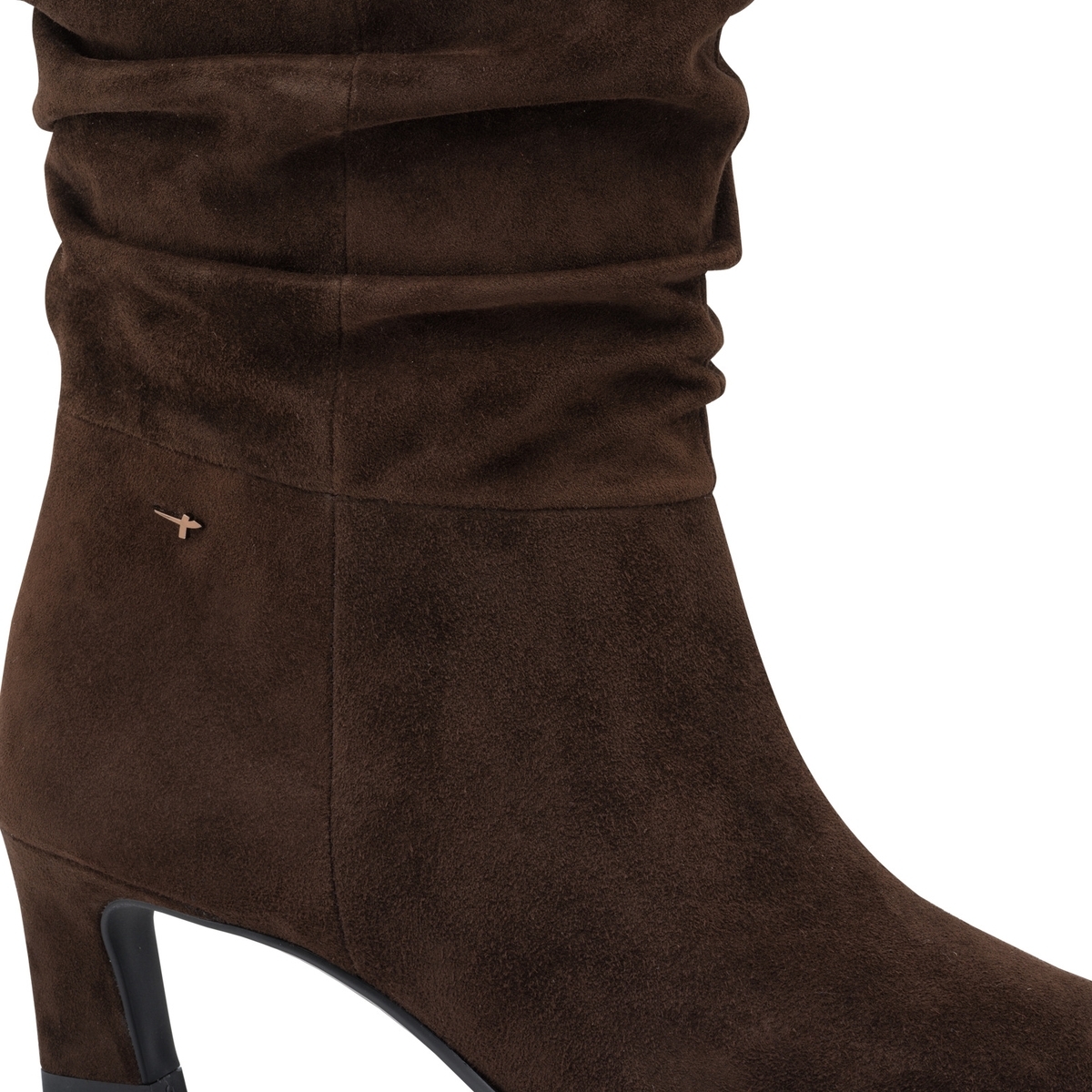 Bottine en cuir marron mocca, TAMARIS