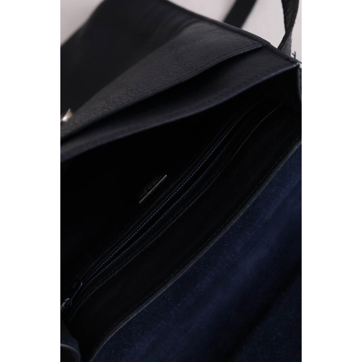 Sac à bandoulière - Très Bon État marine, LANCEL