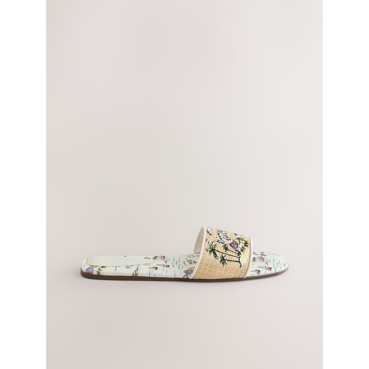 Sandales mules imprimées forever comfort® os, NEXT