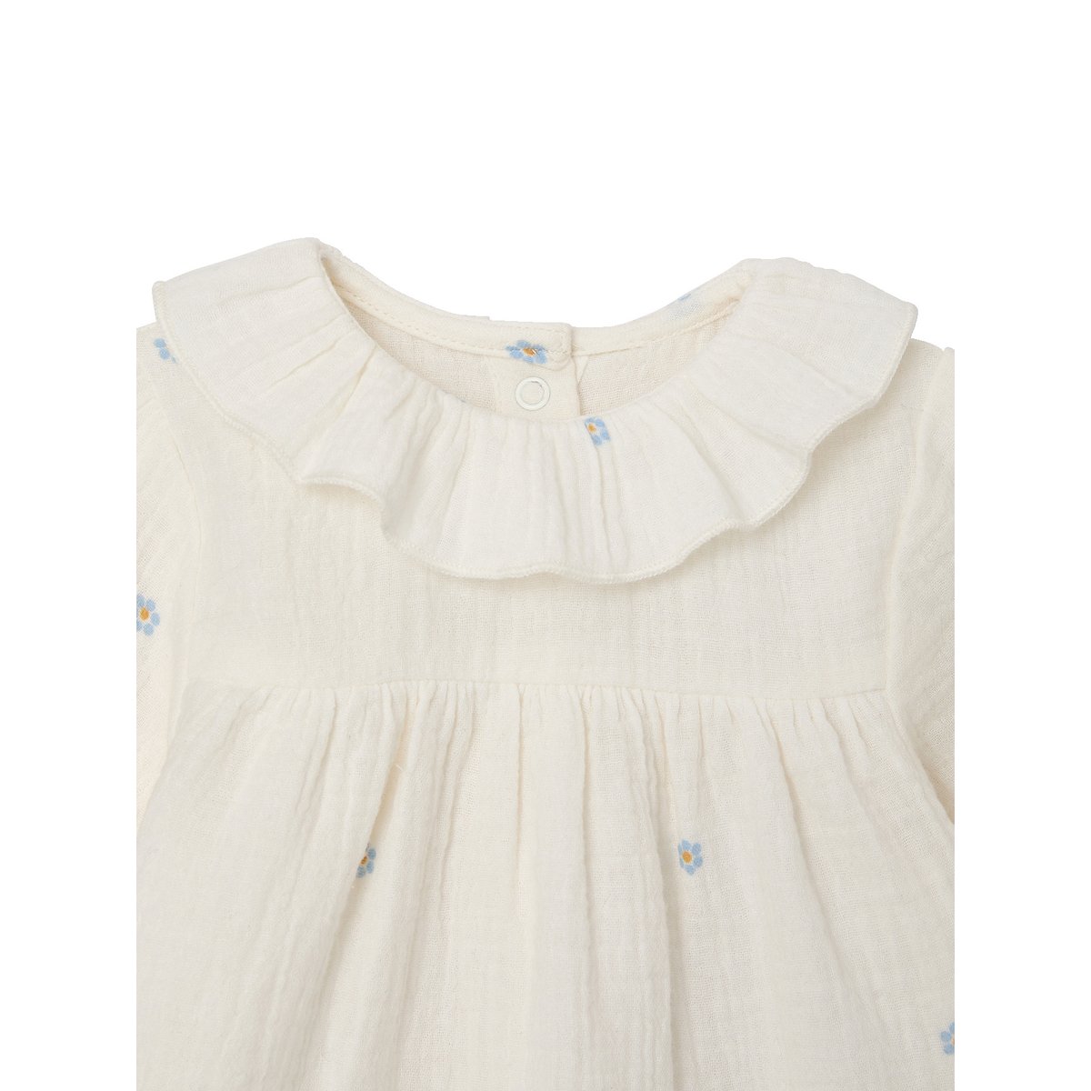 Blouse manches longues écru, VERTBAUDET