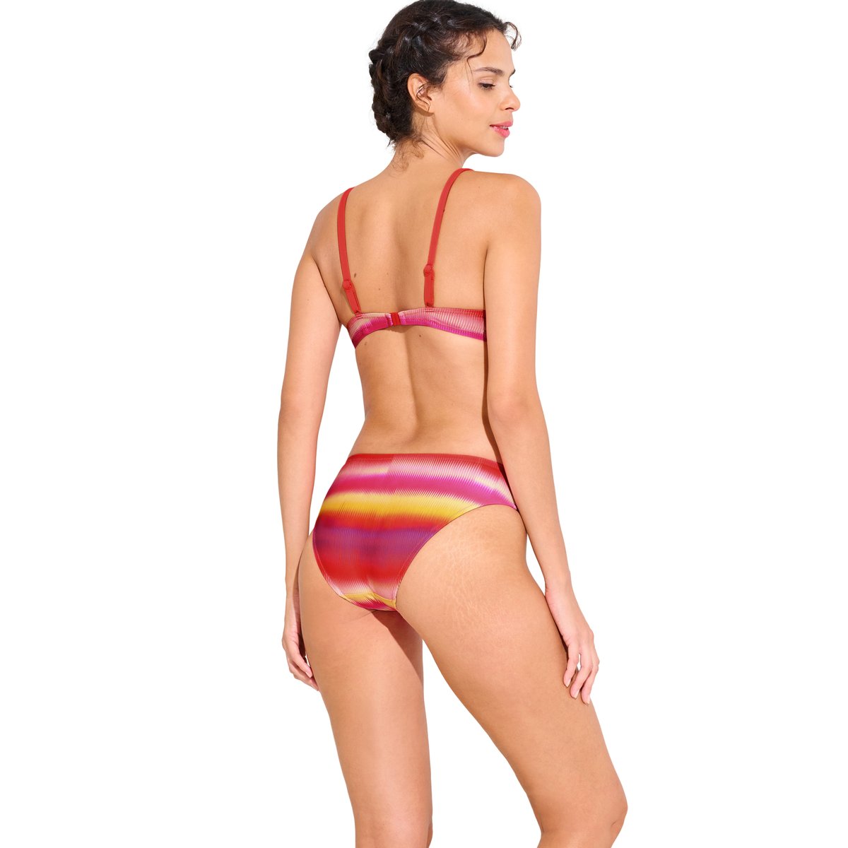 Bas maillot slip de bain OSAKA rose, LISCA