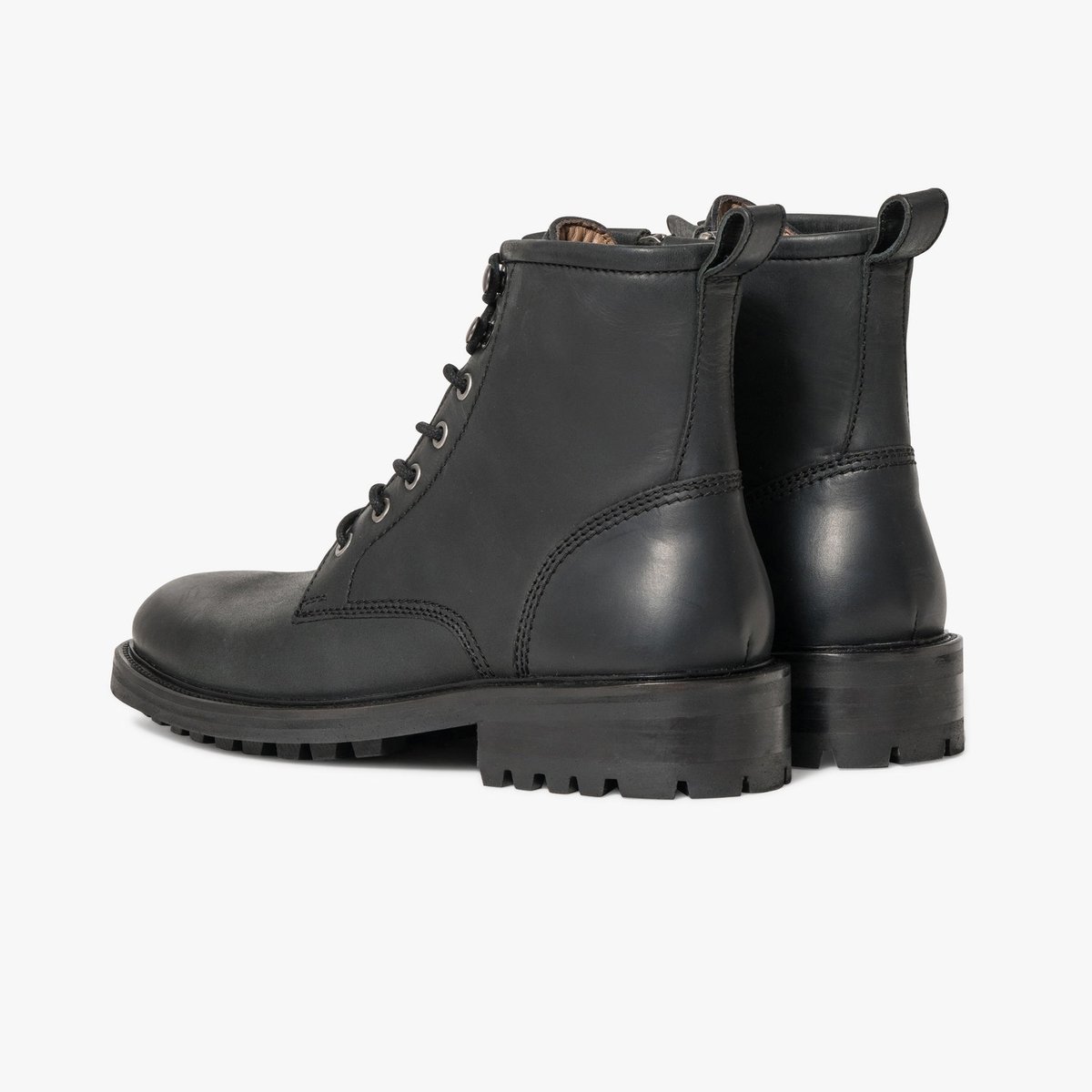 Boots À Talon en cuir EDGAR noir, BOCAGE