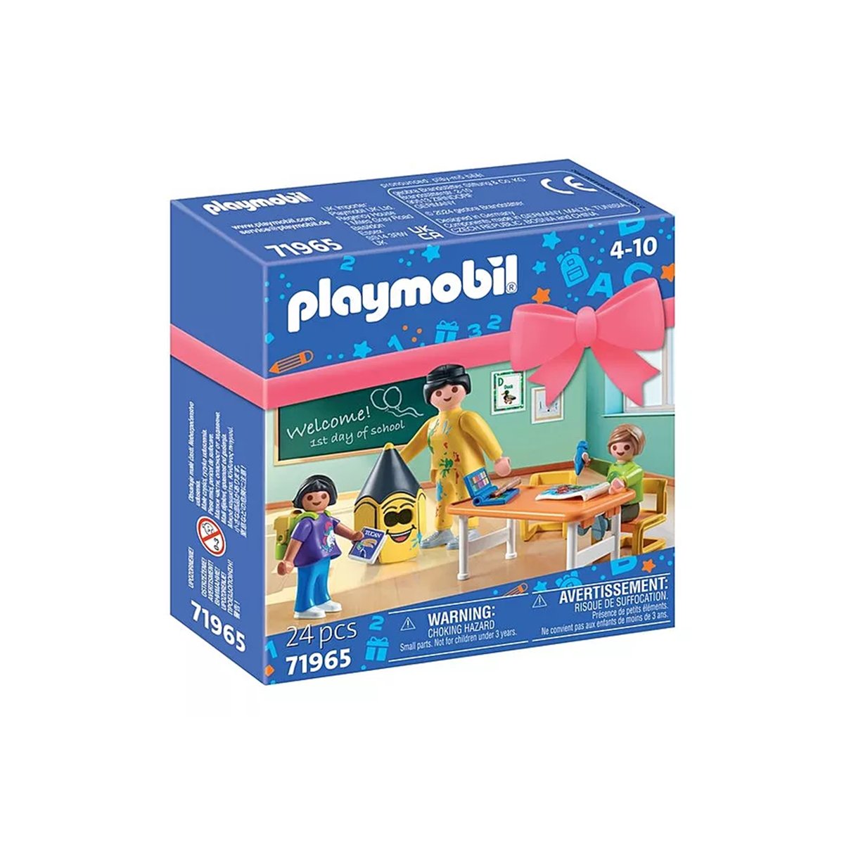 Premier jour d'école multicolore, PLAYMOBIL