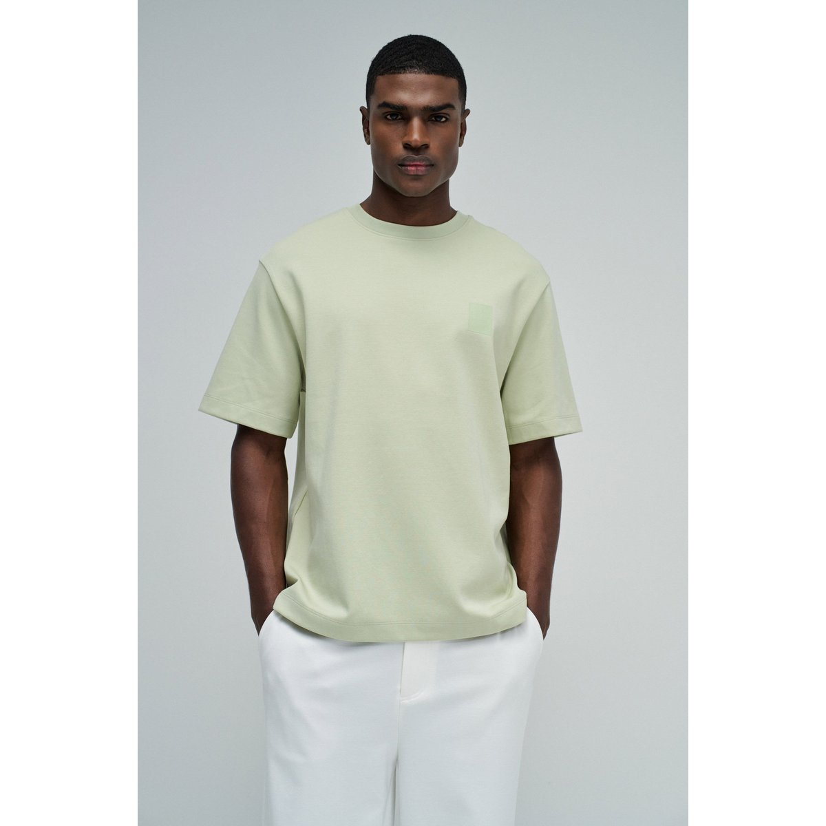 T-SHIRT AVEC BRANDING vert, SALSA JEANS