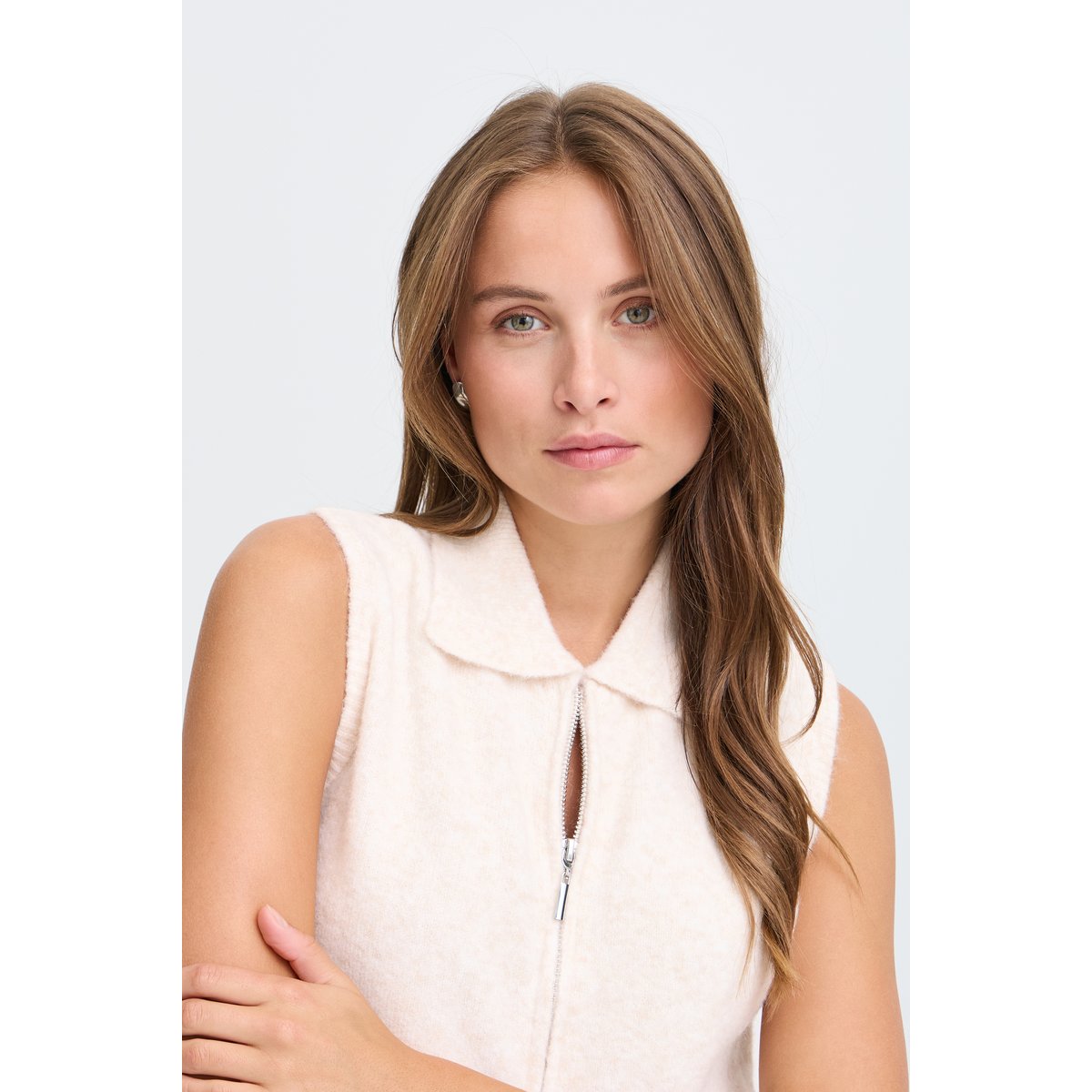 Sans manches blanc birch melange, B.YOUNG