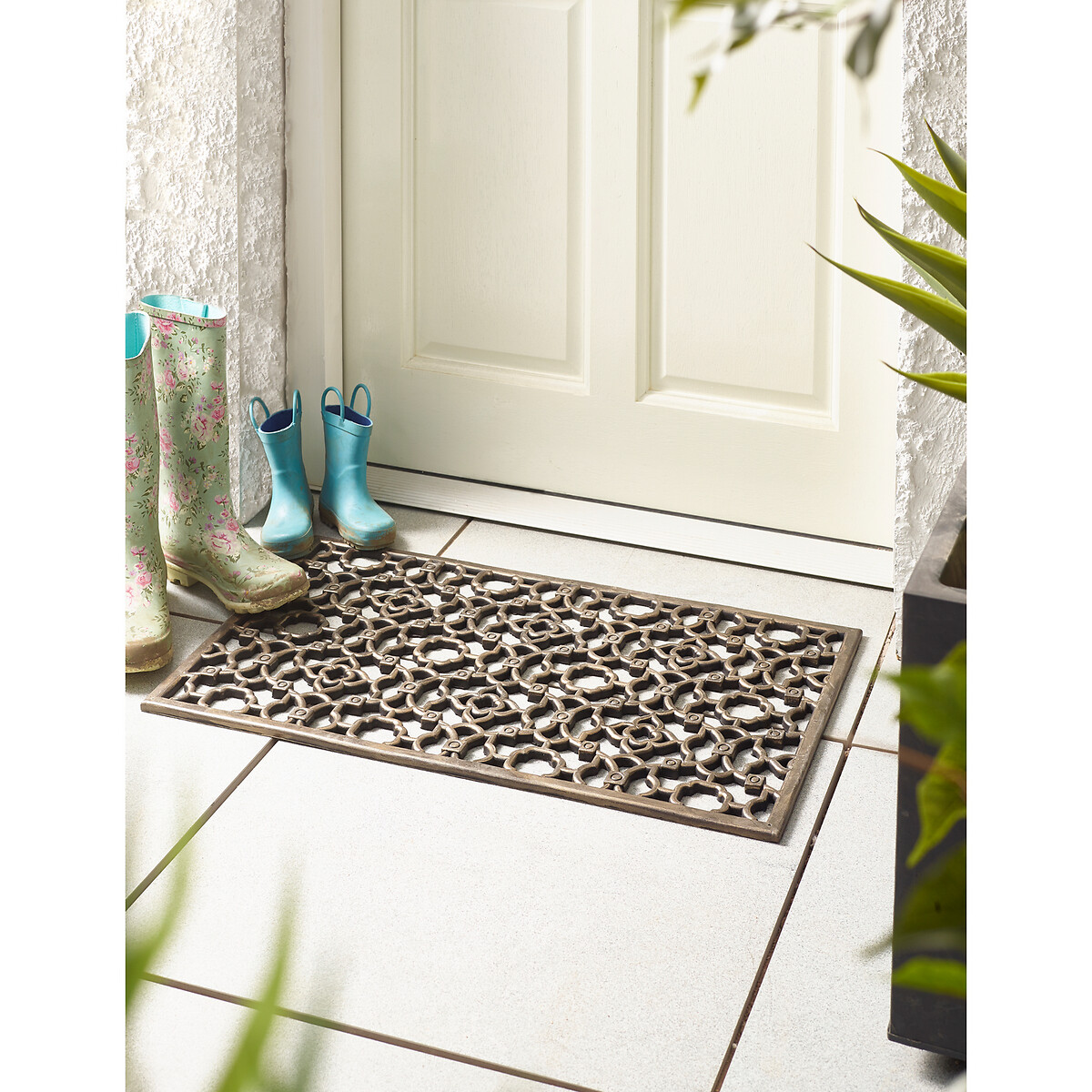 Patterned Boot Scraper Doormat gold-coloured, MY MAT COIR