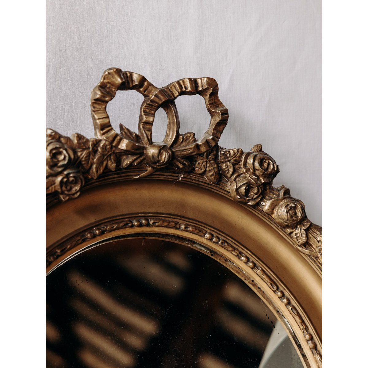 Grand miroir doré Georges N°989 - Bon état doré, DEBONGOUT