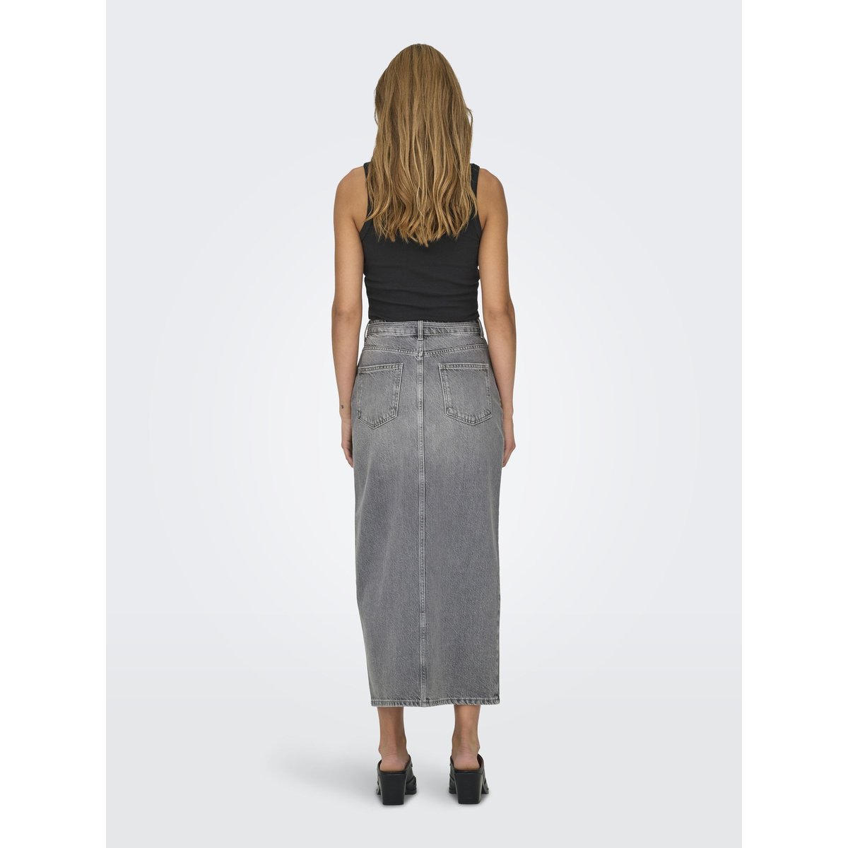 Jupe En Denim medium grey denim, ONLY